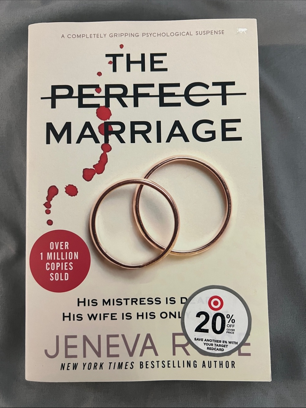 The Perfect Marriage by Jeneva Rose - Cream Cover with Gold Rings